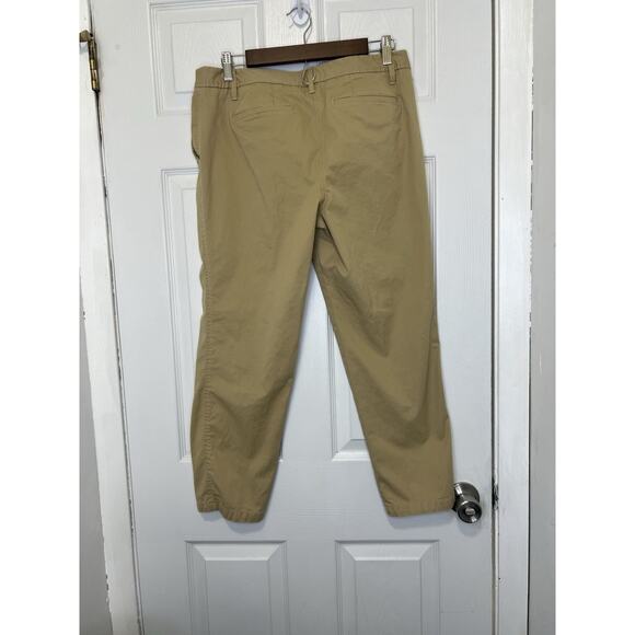 Talbots Women's Size 8P Petite Relaxed Chino Cotton Blend Relaxed Khaki Pants. - Picture 2 of 10
